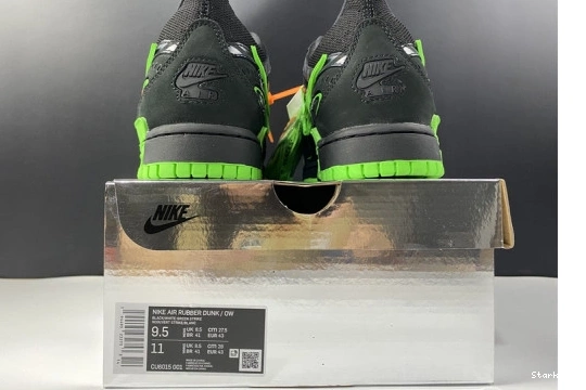 “”GREEN AIR O-W CU6015-001 DUNK NIKE STRIKE“ RUBBER 0106